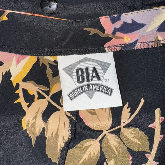 Vintage 90s Floral Mini Skirt XS Dark romantic Grunge Whimisgoth Indie Boho - Picture 5 of 11